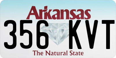 AR license plate 356KVT