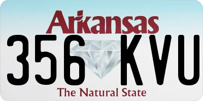 AR license plate 356KVU