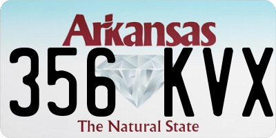 AR license plate 356KVX