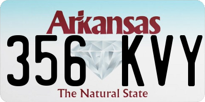 AR license plate 356KVY