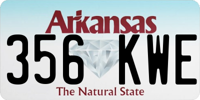 AR license plate 356KWE
