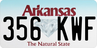 AR license plate 356KWF