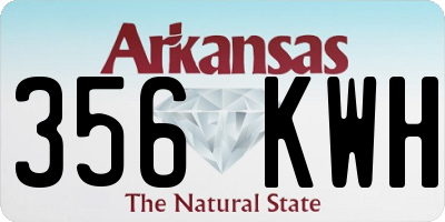 AR license plate 356KWH