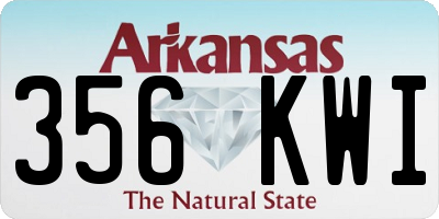 AR license plate 356KWI