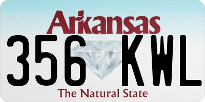 AR license plate 356KWL