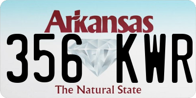 AR license plate 356KWR