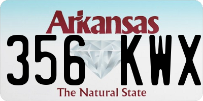 AR license plate 356KWX