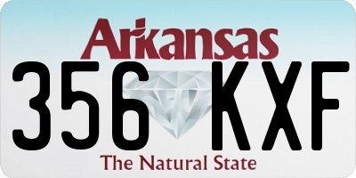 AR license plate 356KXF