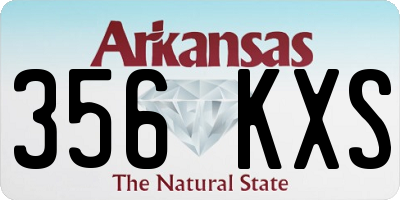 AR license plate 356KXS