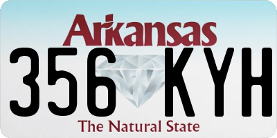 AR license plate 356KYH