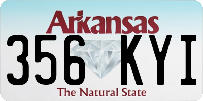 AR license plate 356KYI