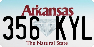 AR license plate 356KYL