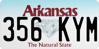 AR license plate 356KYM