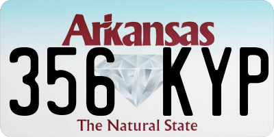 AR license plate 356KYP