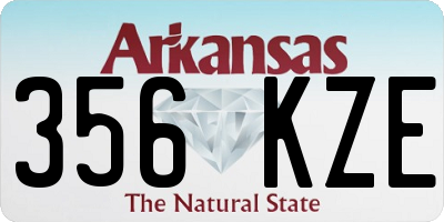 AR license plate 356KZE
