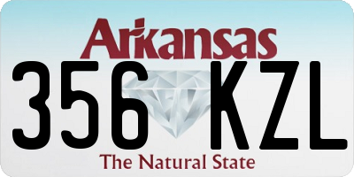 AR license plate 356KZL