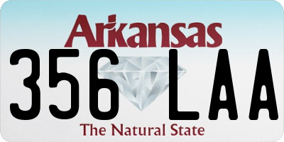 AR license plate 356LAA