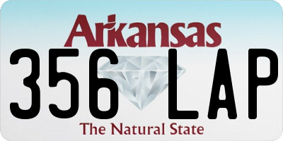 AR license plate 356LAP