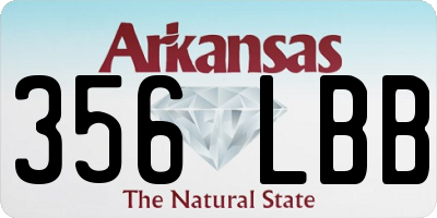 AR license plate 356LBB