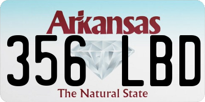 AR license plate 356LBD