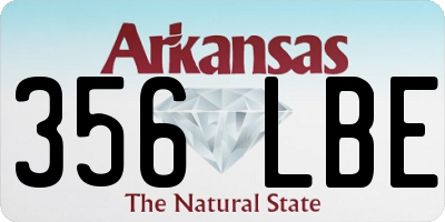 AR license plate 356LBE