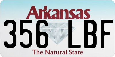 AR license plate 356LBF