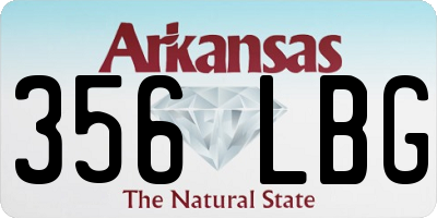 AR license plate 356LBG