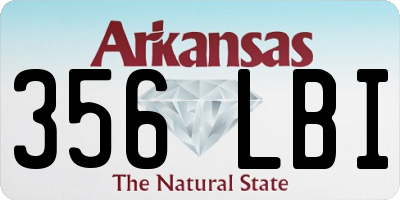 AR license plate 356LBI
