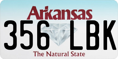 AR license plate 356LBK