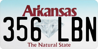 AR license plate 356LBN