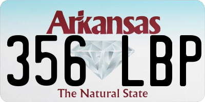 AR license plate 356LBP