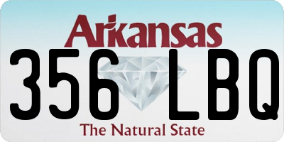 AR license plate 356LBQ