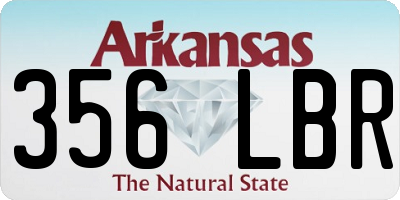AR license plate 356LBR