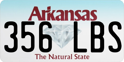 AR license plate 356LBS