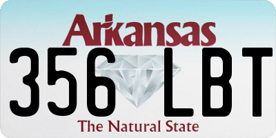 AR license plate 356LBT