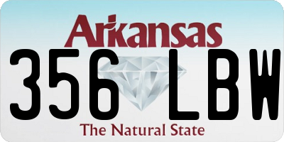 AR license plate 356LBW