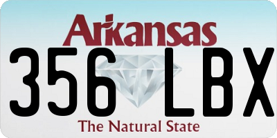 AR license plate 356LBX