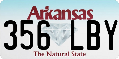 AR license plate 356LBY
