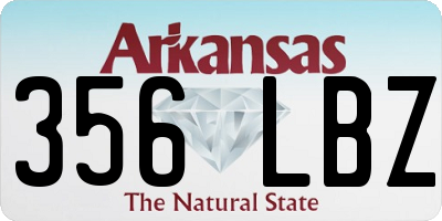 AR license plate 356LBZ