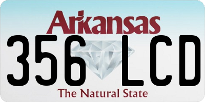 AR license plate 356LCD