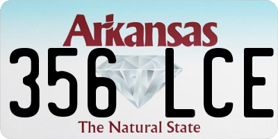 AR license plate 356LCE