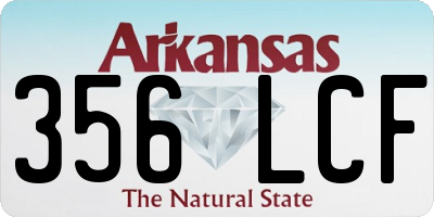 AR license plate 356LCF