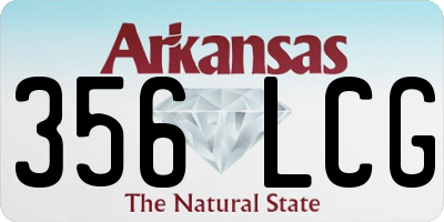 AR license plate 356LCG