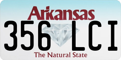 AR license plate 356LCI