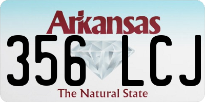 AR license plate 356LCJ