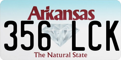 AR license plate 356LCK