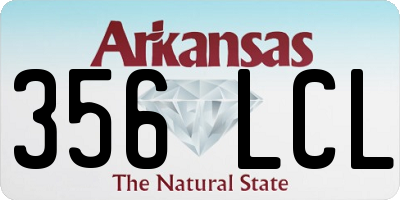 AR license plate 356LCL