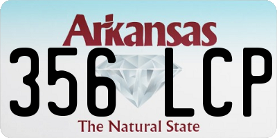 AR license plate 356LCP