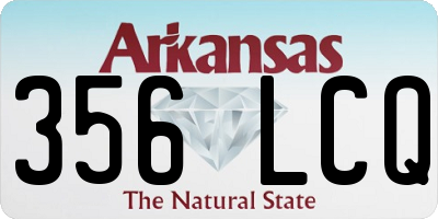 AR license plate 356LCQ