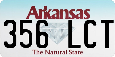 AR license plate 356LCT